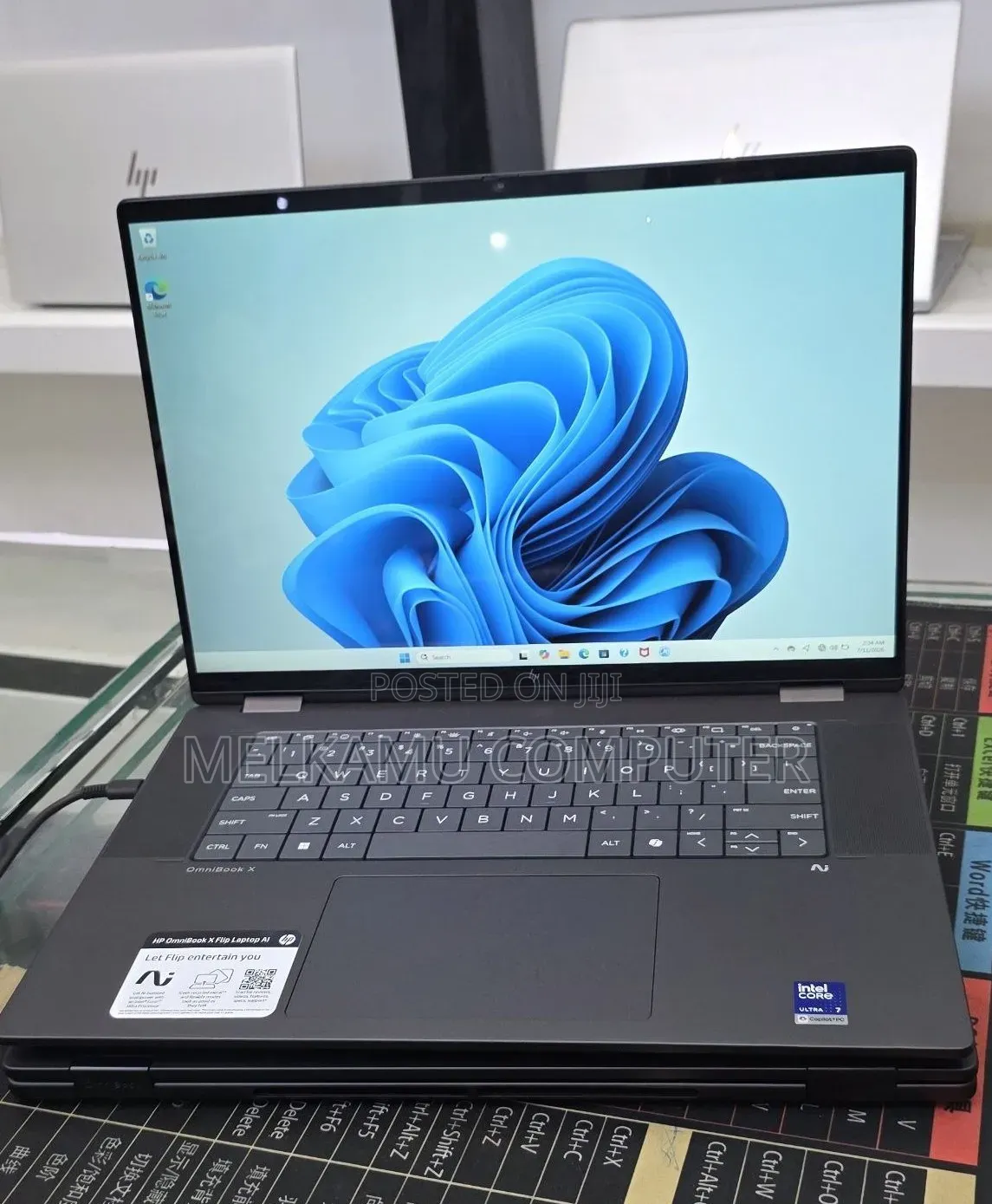 New Laptop HP OmniBook X Flip 16" 16GB Intel Core Ultra 7 SSD 1T