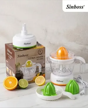ኦሪጅናል የ Sinboss Citrus Juicer (የብርቱካንና ሎሚ መጭመቂያ ማሽን)