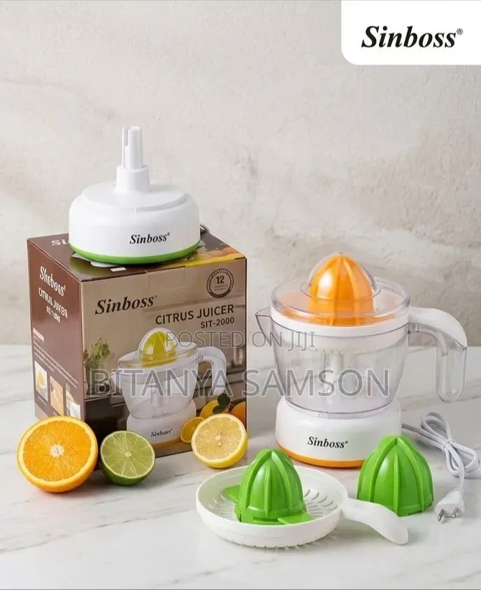 ኦሪጅናል የ Sinboss Citrus Juicer (የብርቱካንና ሎሚ መጭመቂያ ማሽን)