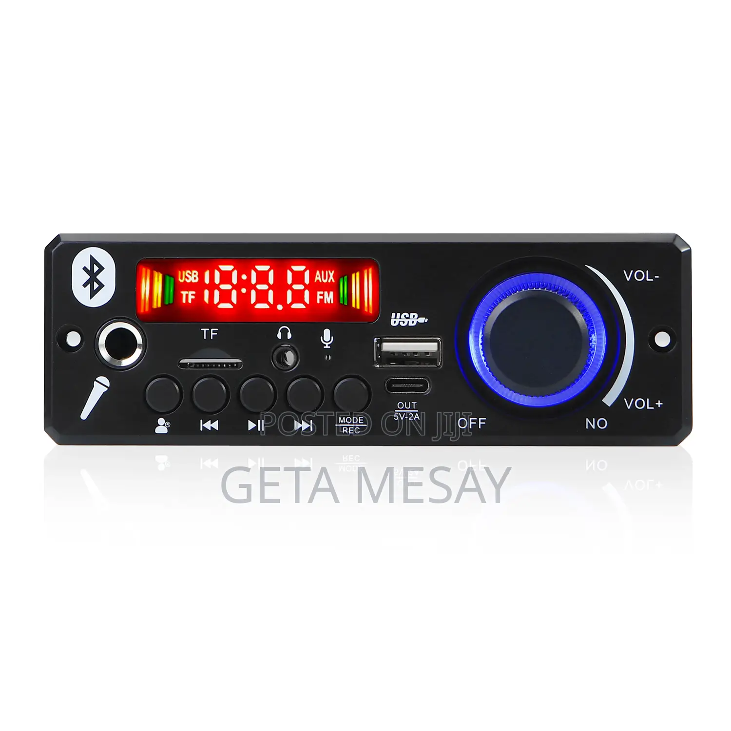 160w Bluetooth 5.0 Mp3 Decoder Amplifier Board Usb Tf Aux Mic