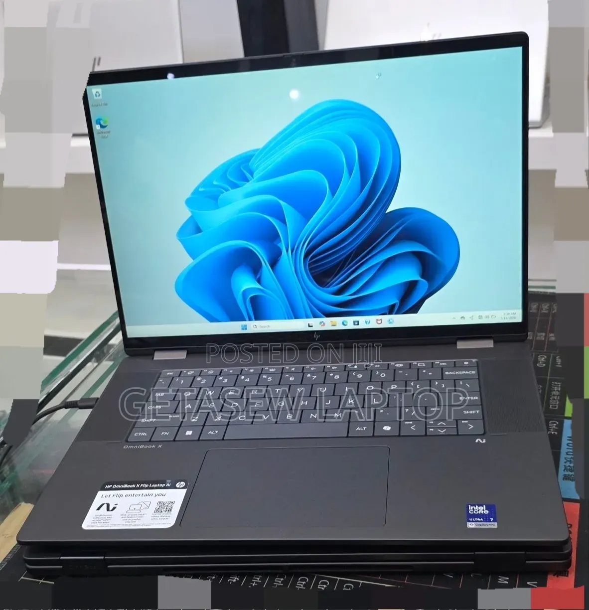 New Laptop HP OmniBook X Flip 16" 16GB Intel Core Ultra 7 SSD 1T