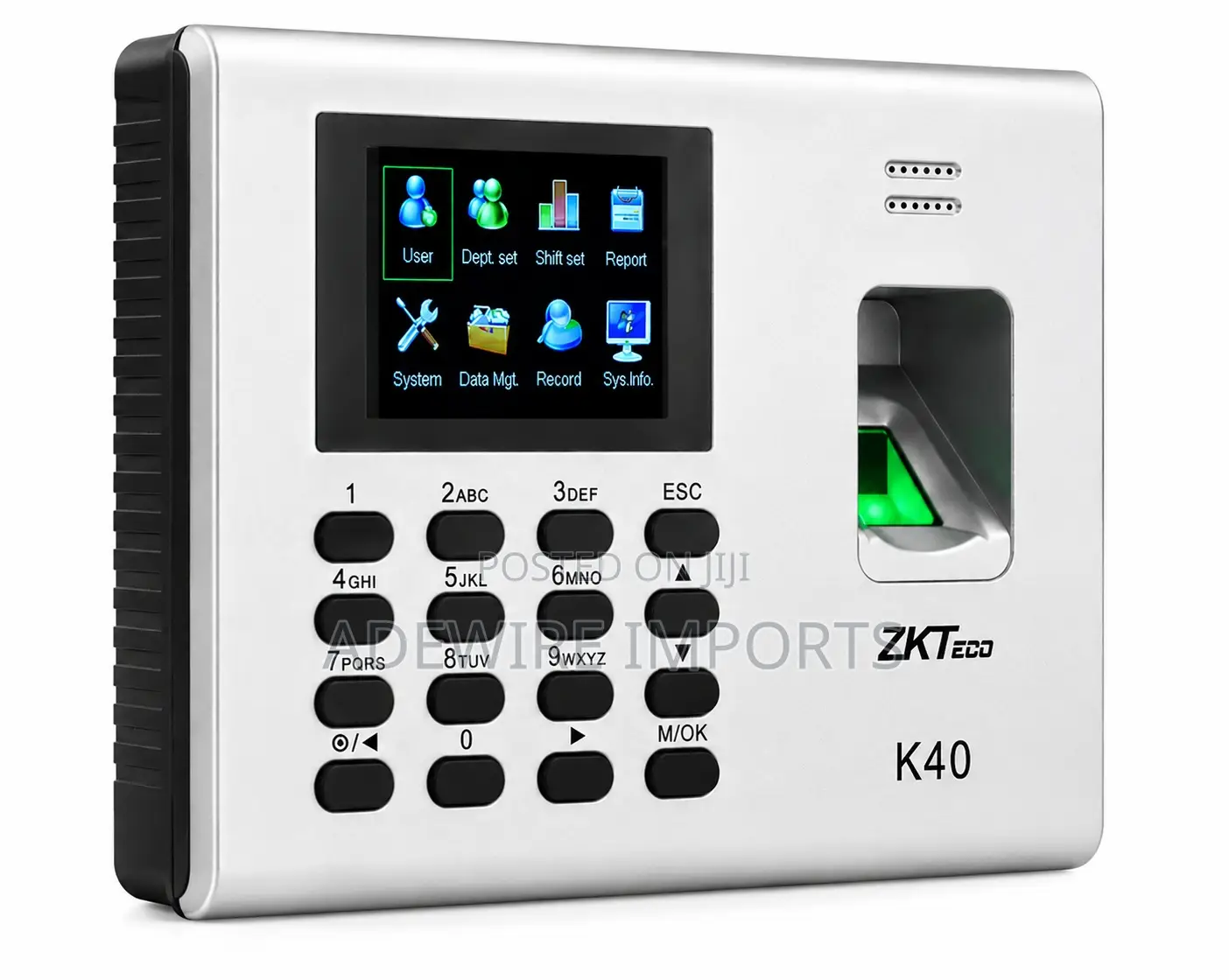 Zkteco K40 Biometric Fingerprint Time Attendance Terminal With Vat