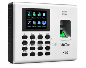 Zkteco K40 Biometric Fingerprint Time Attendance Terminal With Vat