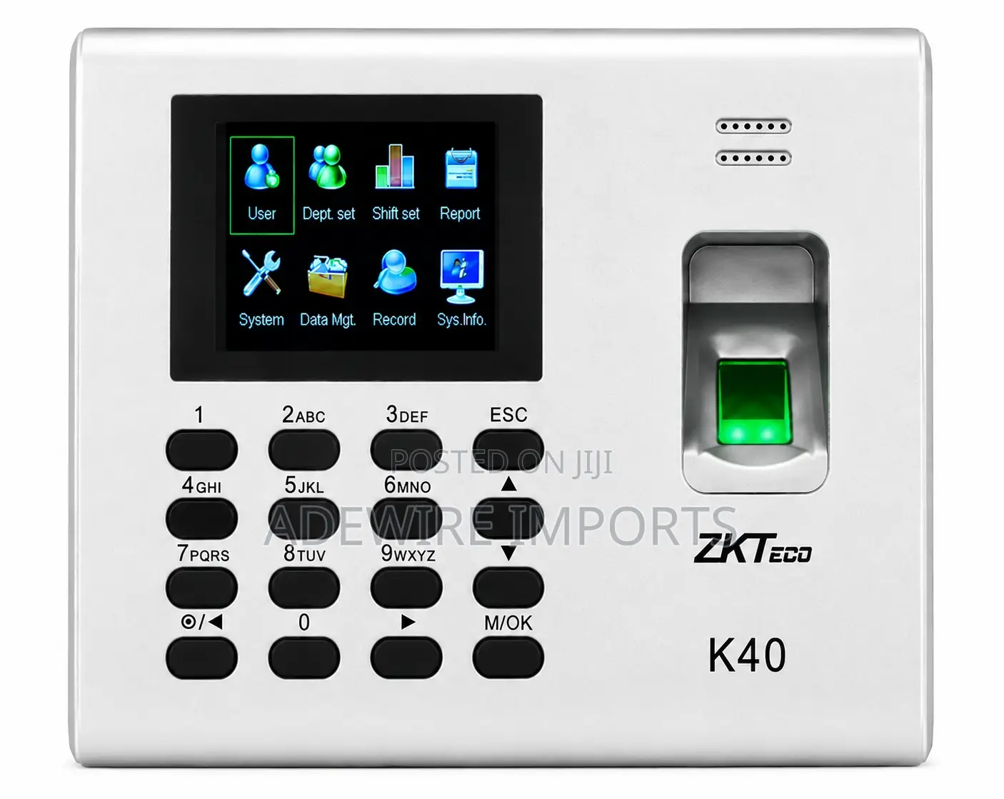 Zkteco K40 Biometric Fingerprint Time Attendance Terminal With Vat