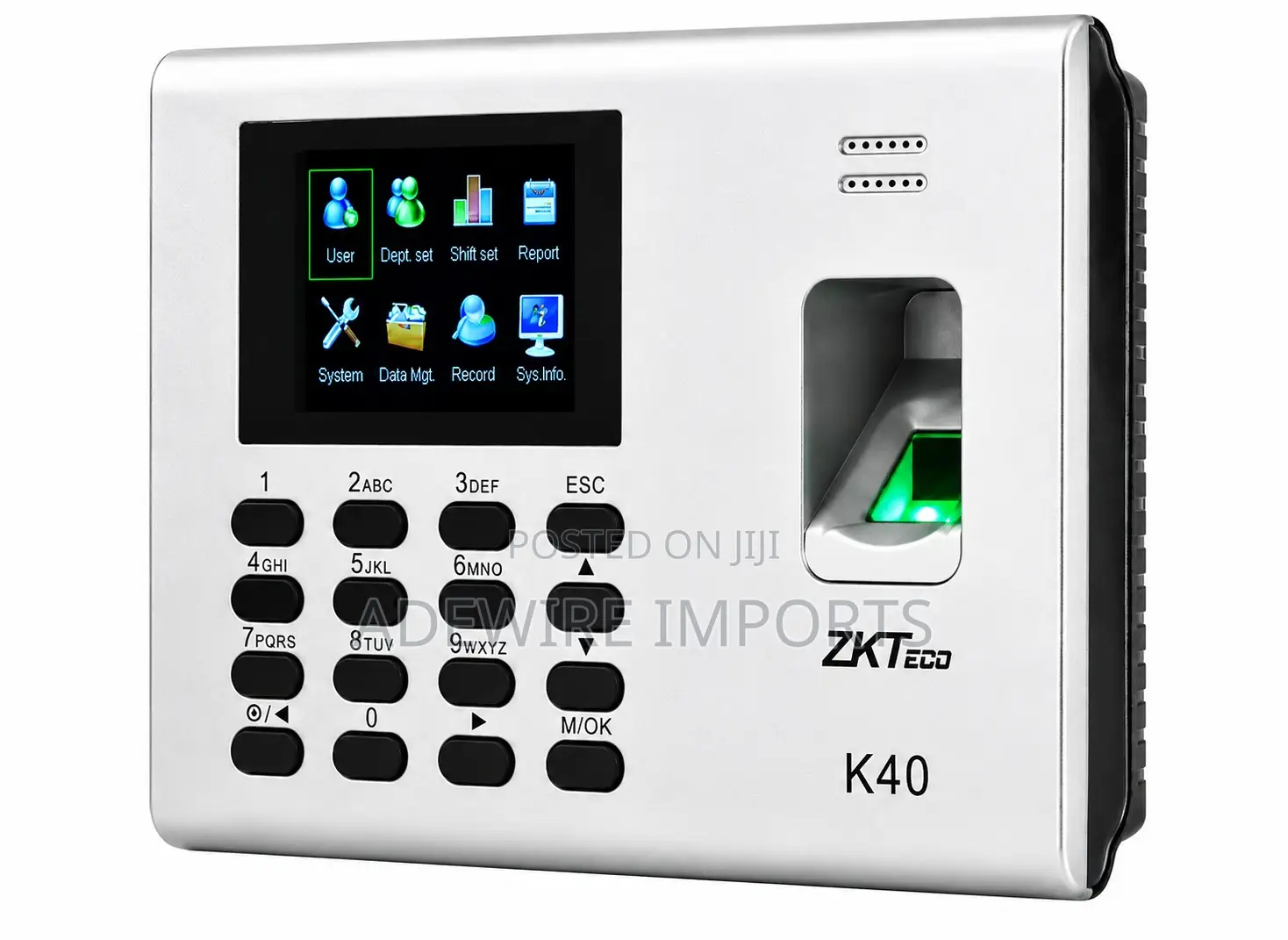 Zkteco K40 Biometric Fingerprint Time Attendance Terminal With Vat