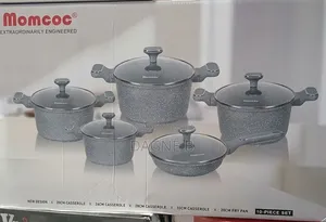 5 Set Momcoc Ceramic Pot Set ማምኮክ ድስት ባለ 5 ደረጃ