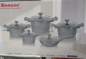 5 Set Momcoc Ceramic Pot Set ማምኮክ ድስት ባለ 5 ደረጃ
