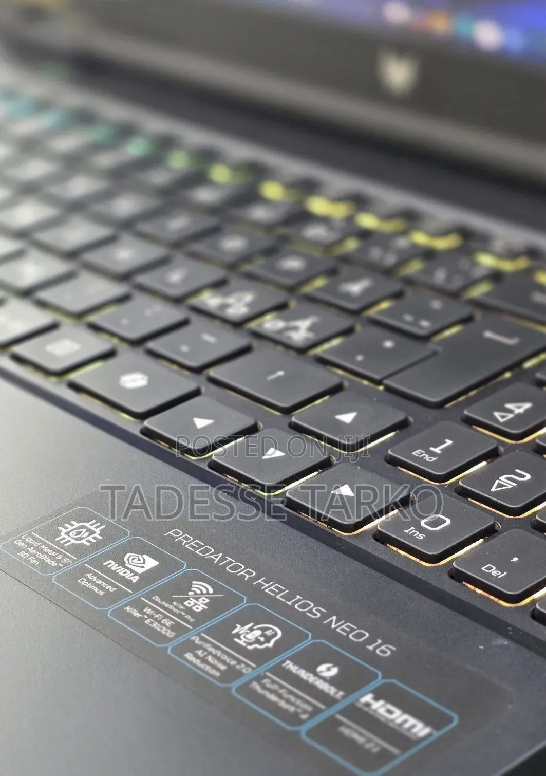 New Laptop Acer Predator Helios Neo 16 16GB Intel Core i9 SSD 1T