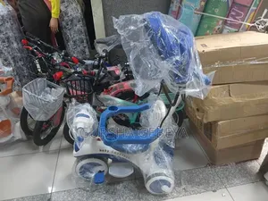 Baby Musical Tricycle With Parent Handle