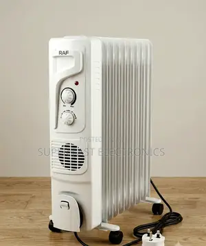 Raf Room Heater Oil-Heater – 9-Fin Electric Space