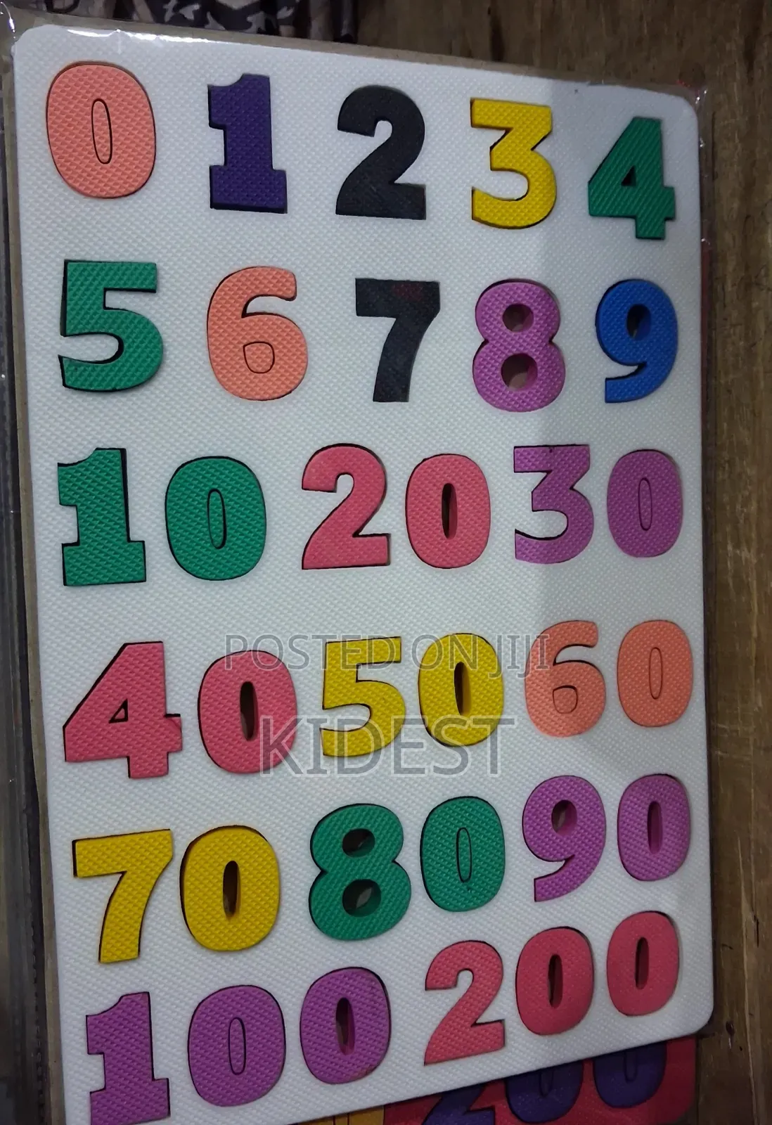 Kids Playing Puzzel Board