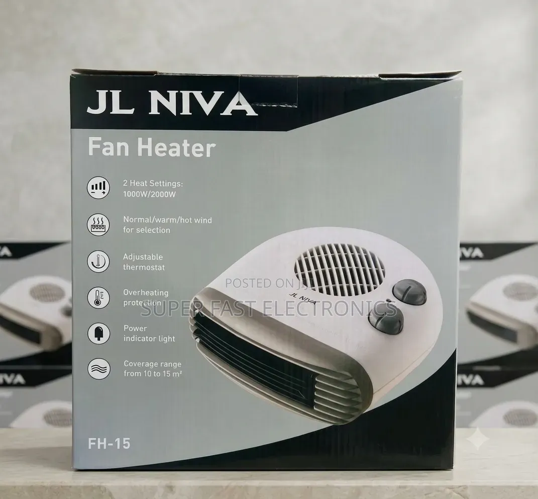 Jl Niva Electric Fan Heateheater 15) – 2000w Compact Space Heater
