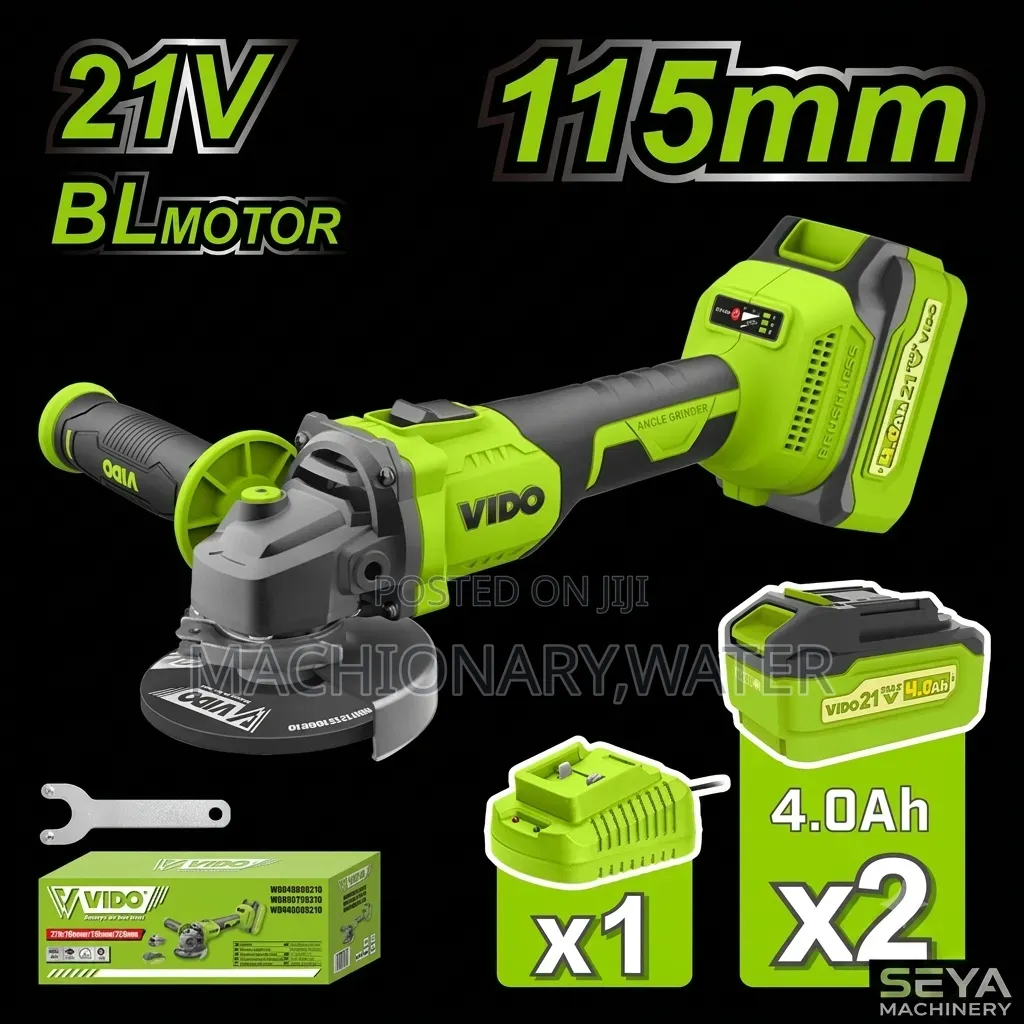 Vido Brushless Chargable Grinder 21v