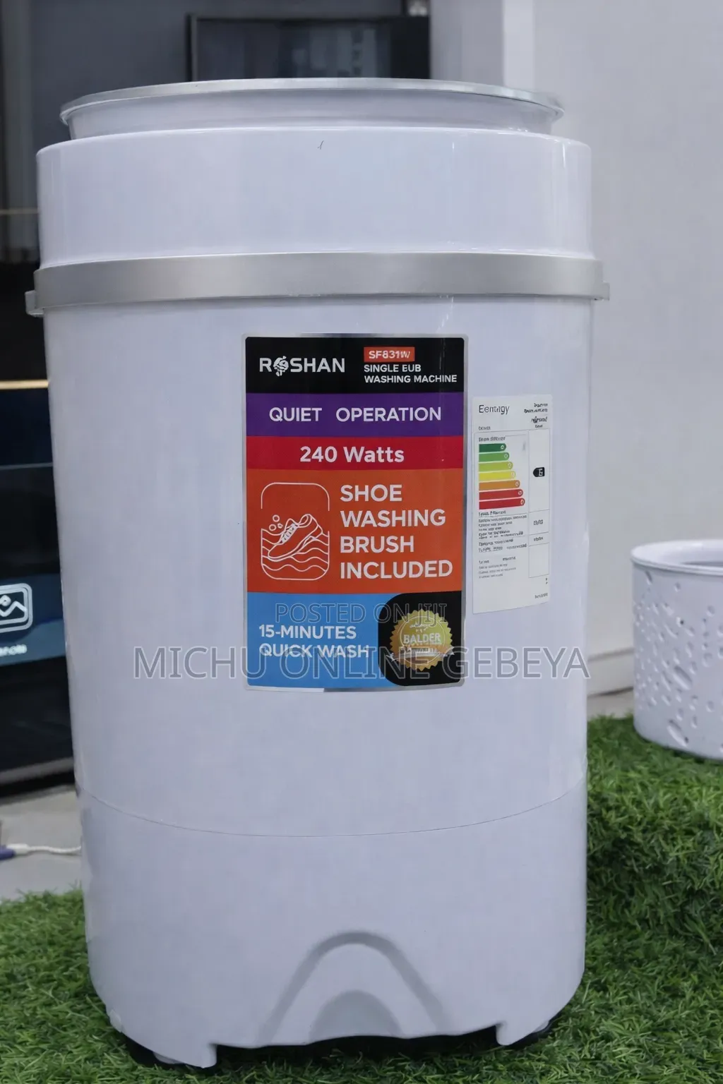 4kg የሆነ Roshan Mini የጫማና የልብስ ማጠቢያ Washing Machine/ Free Delivery