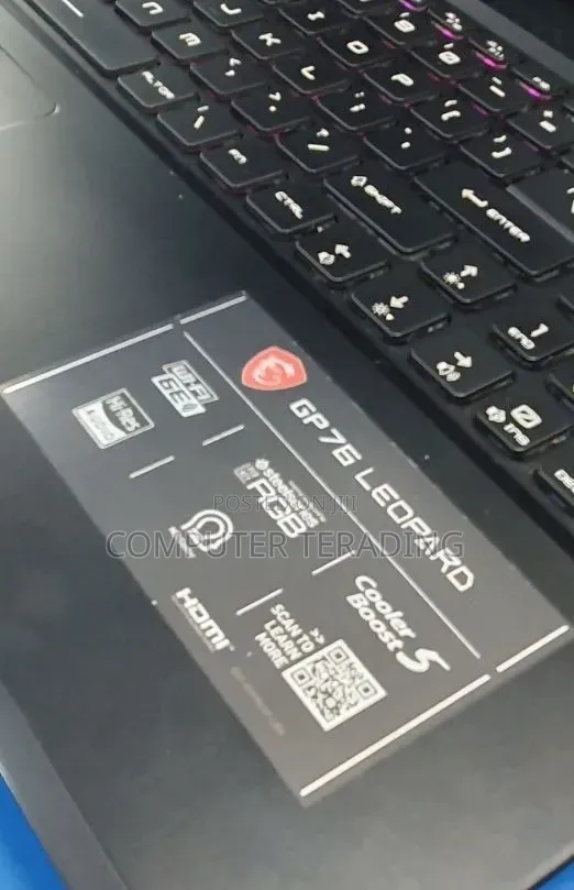 New Laptop MSI 16GB Intel Core i7 SSD 1T