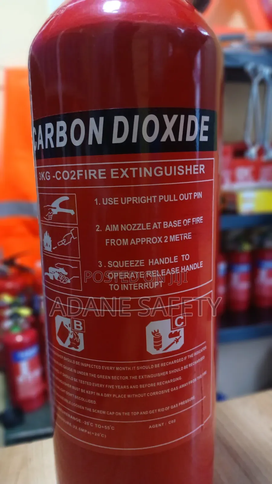 Co2 3kg For Server Rooms, Laboratories, Tech Hubs, And Garages