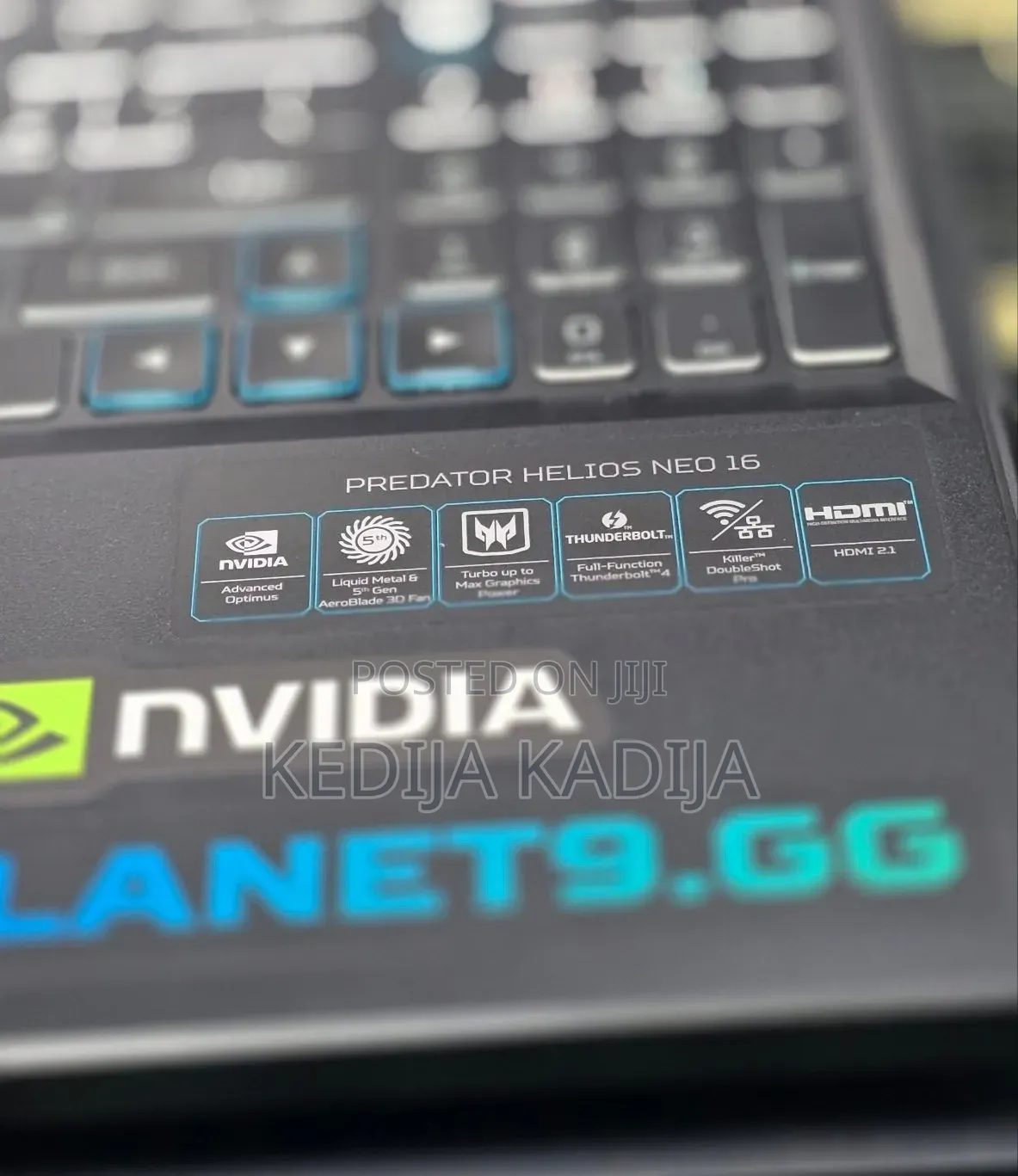 New Laptop Acer Predator Helios Neo 16 16GB Intel Core i7 SSD 512GB