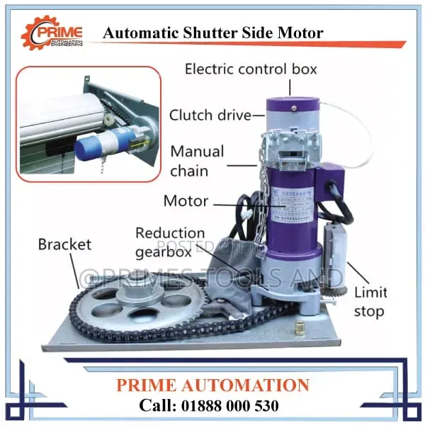 Automatic Rolling Door Motor | Electric Garage Shutter Door Opener