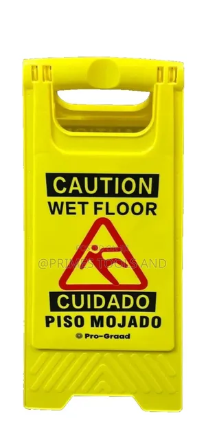 Caution Wet Floor Safety Sign | Foldable