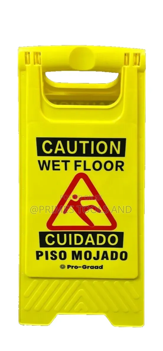 Caution Wet Floor Safety Sign | Foldable
