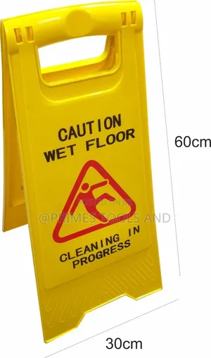 Caution Wet Floor Safety Sign | Foldable