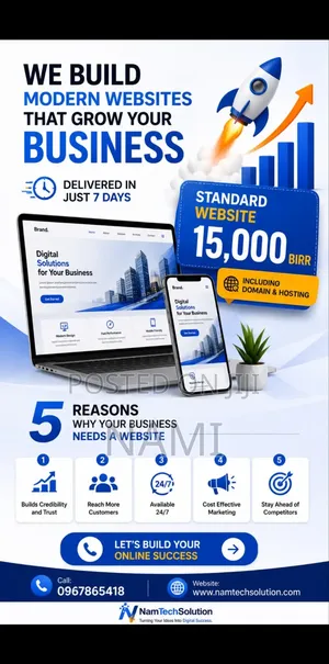 We Build Your Website in Just 1 Week!