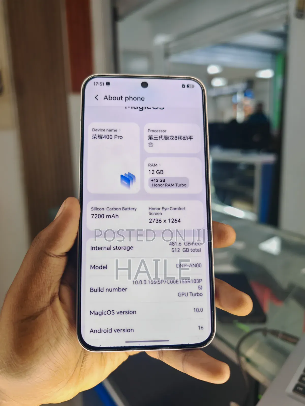 New Honor 400 Pro 512 GB