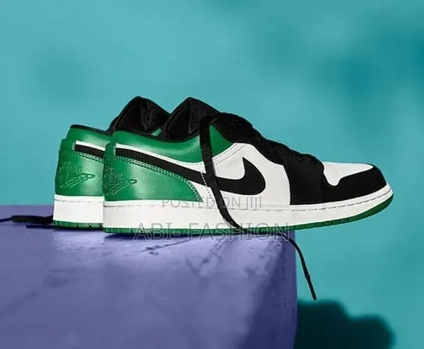 Nike Air Jordan 1"Mystic Pin Green" Low Unisex Shoes