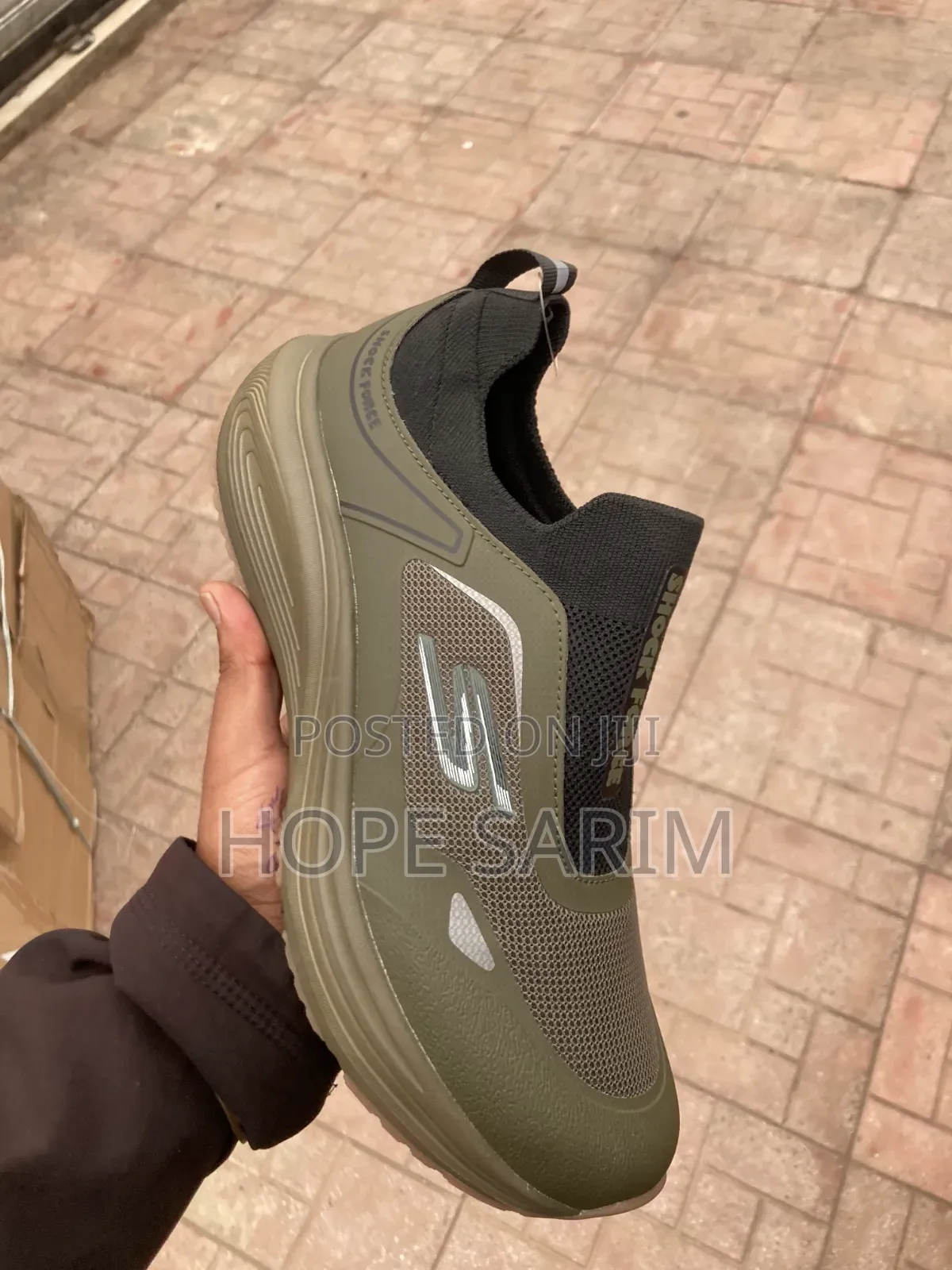 Skechers "Shock Force" (Olive Green):