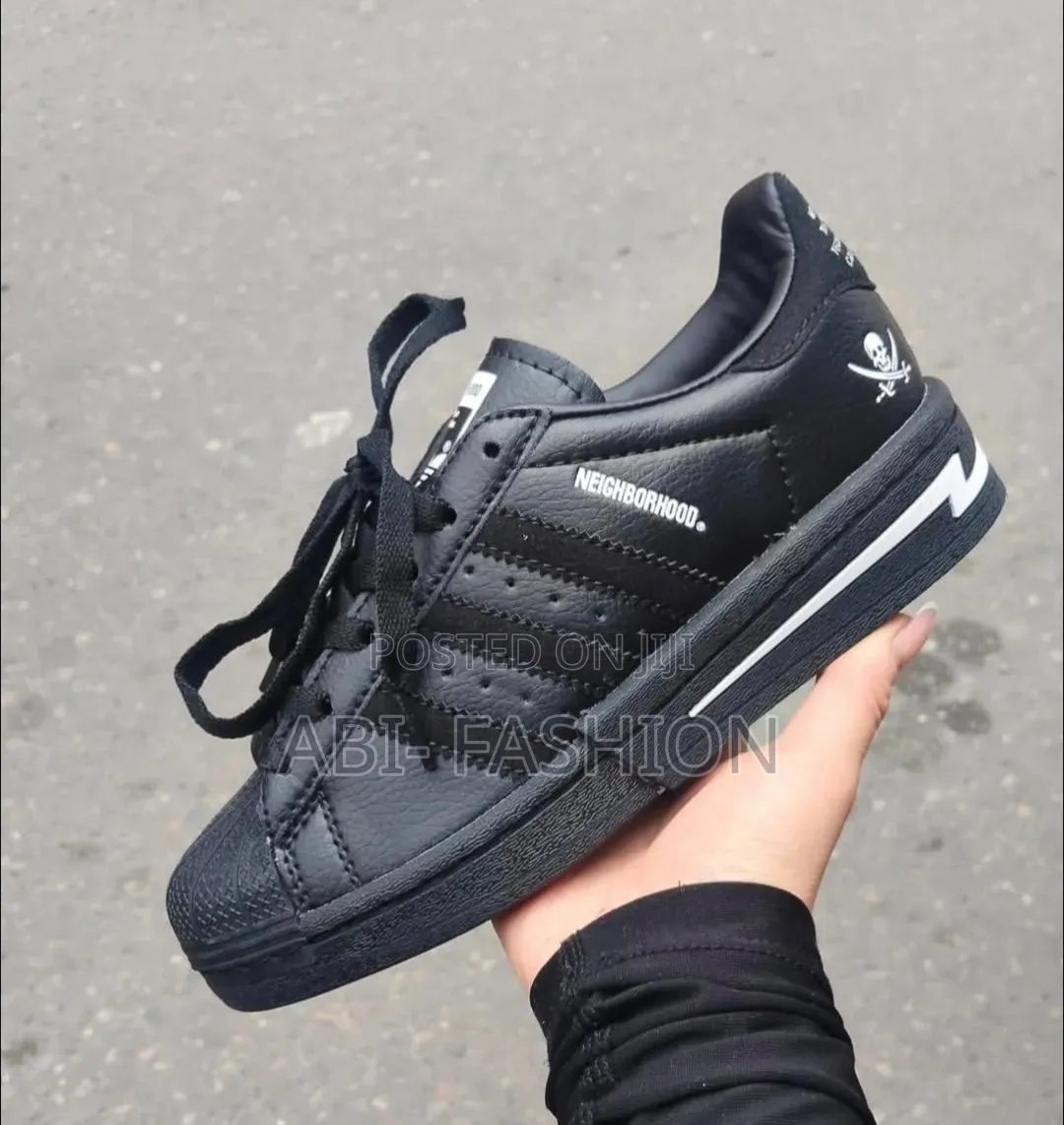 Adidas Old Skool #Superstar X Neighborhood "Triple Black" Shoes