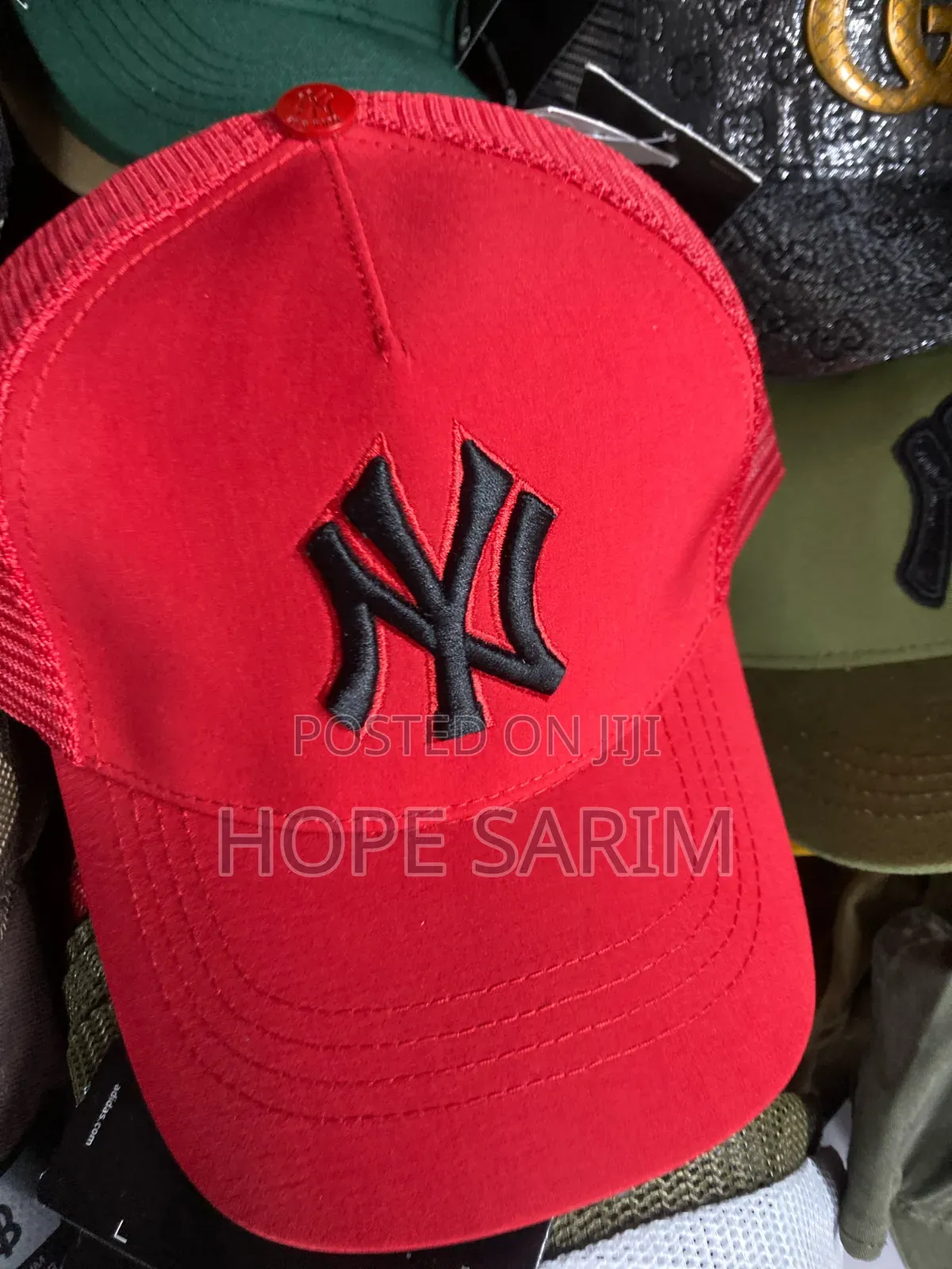 Ny Yankees Trucker Cap (Red):