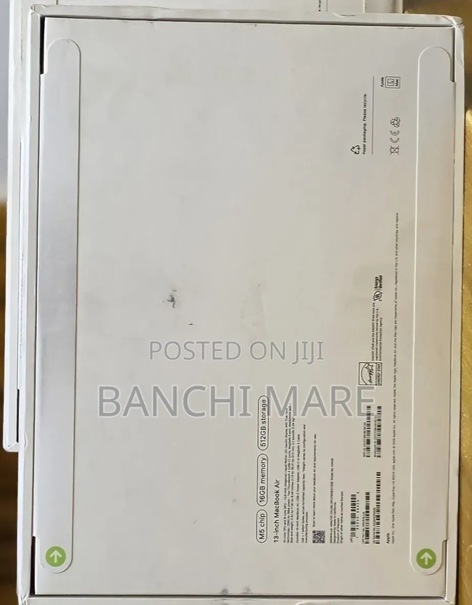 New Laptop Apple MacBook Air 2026 M5 16GB Apple M5 SSD 512GB