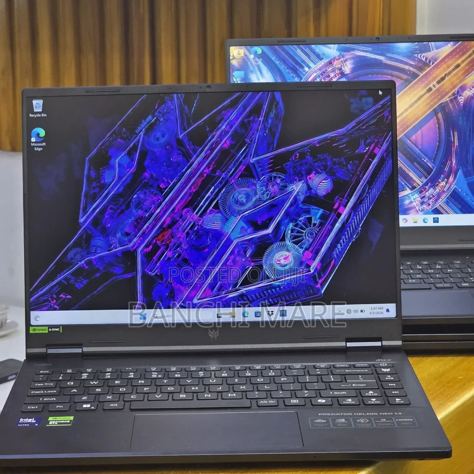 New Laptop Acer Predator Helios Neo 14 16GB Intel Core Ultra 7 SSD 1T