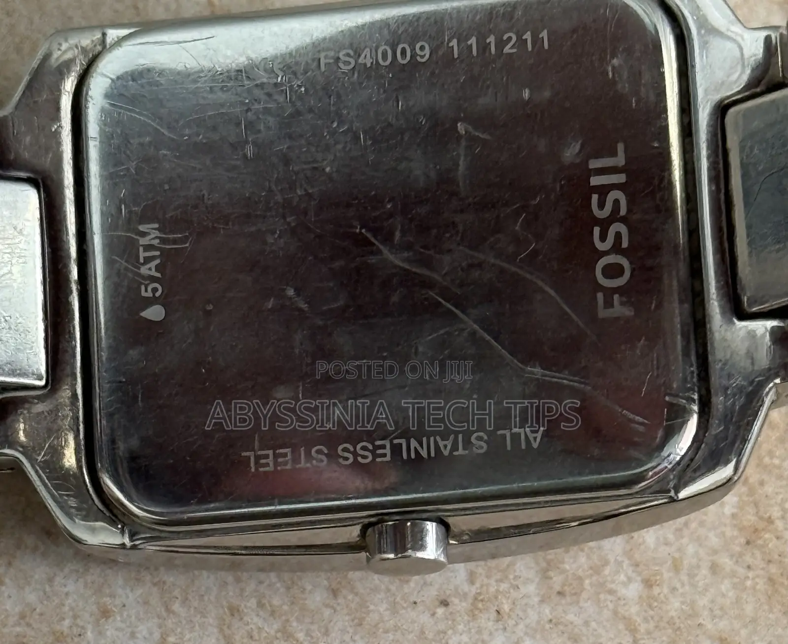 for Sale: Genuine Fossil Fs4009 Men’S Stainless Steel Watch