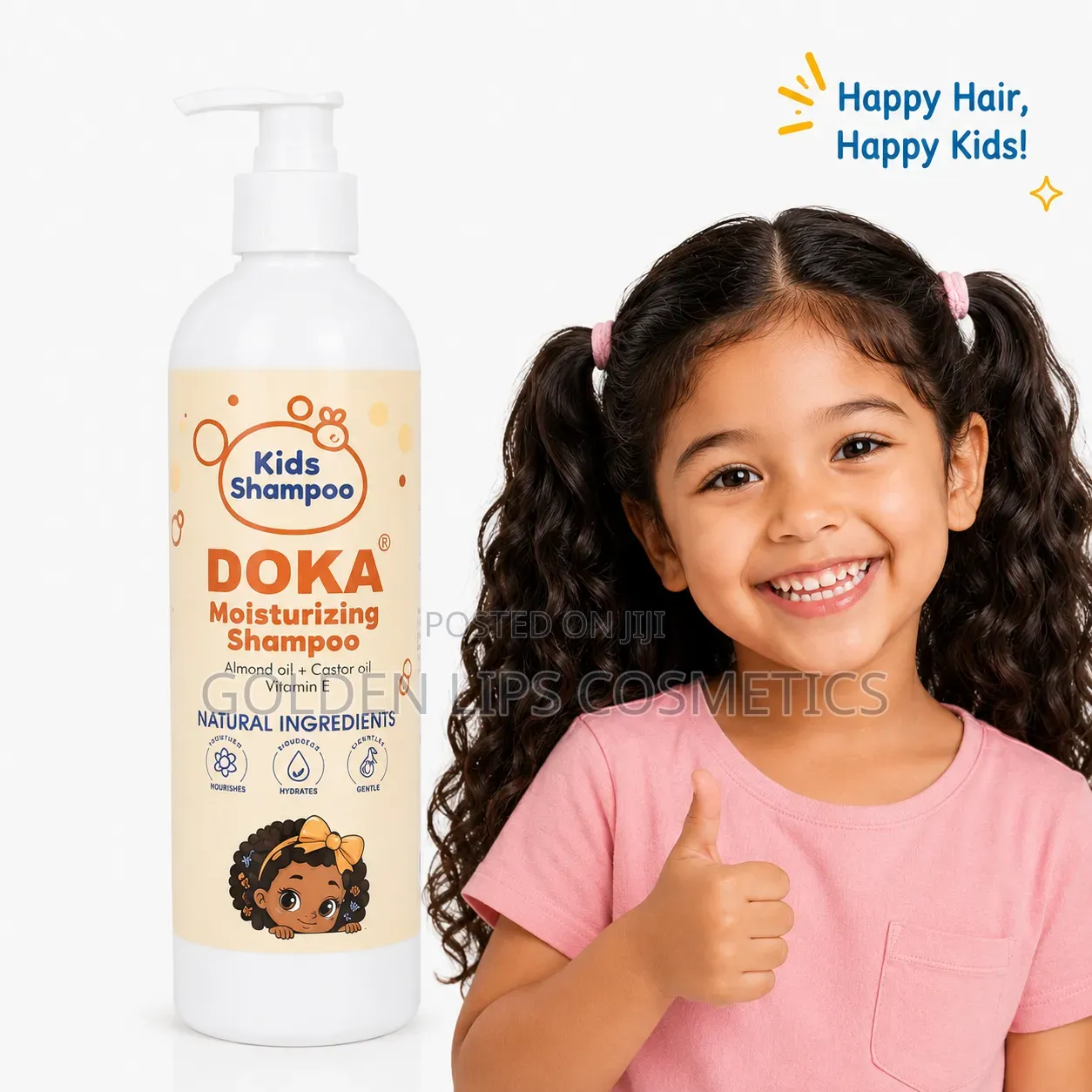 Doka Moisturizing Kids Shampoo – Gentle Hair Care Shampoo