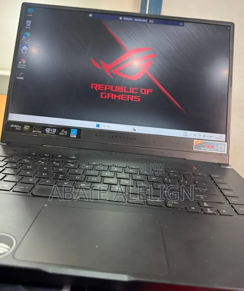 New Laptop Asus ROG Zephyrus G15 16GB AMD Ryzen 9 SSD 512GB