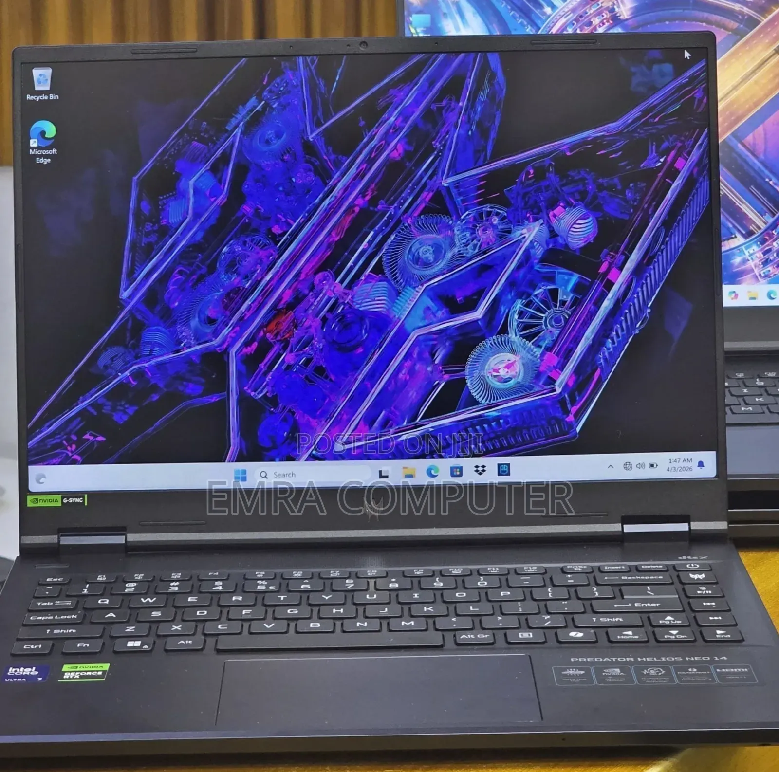 New Laptop Acer 16GB Intel Core Ultra 7 SSD 1T