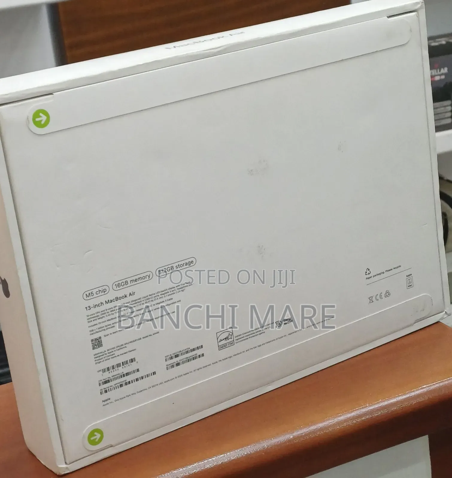 New Laptop Apple MacBook Air 2026 M5 16GB Apple M5 SSD 512GB