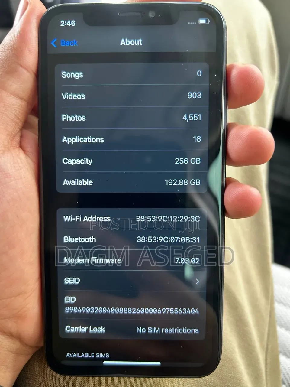Apple iPhone XS 256 GB Black