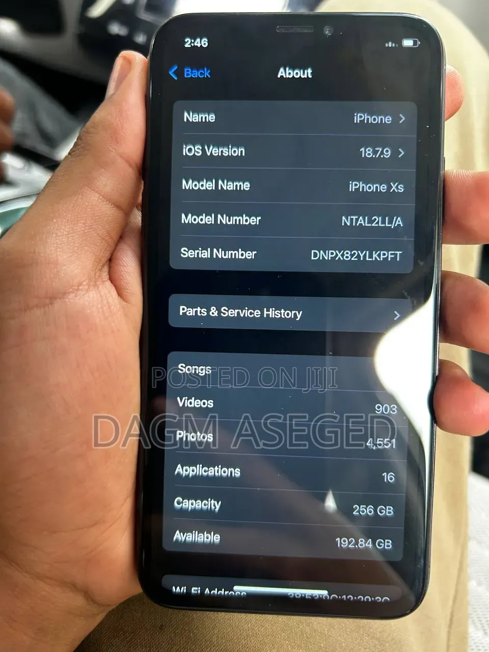 Apple iPhone XS 256 GB Black