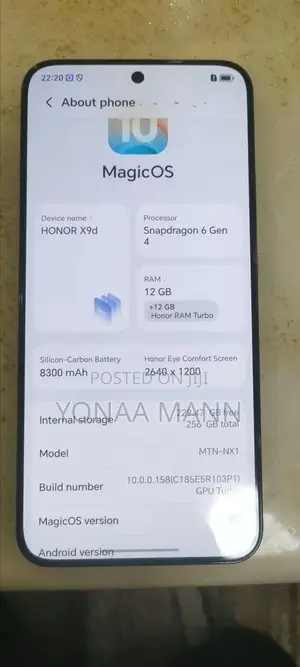 New Honor X9d 256 GB Black