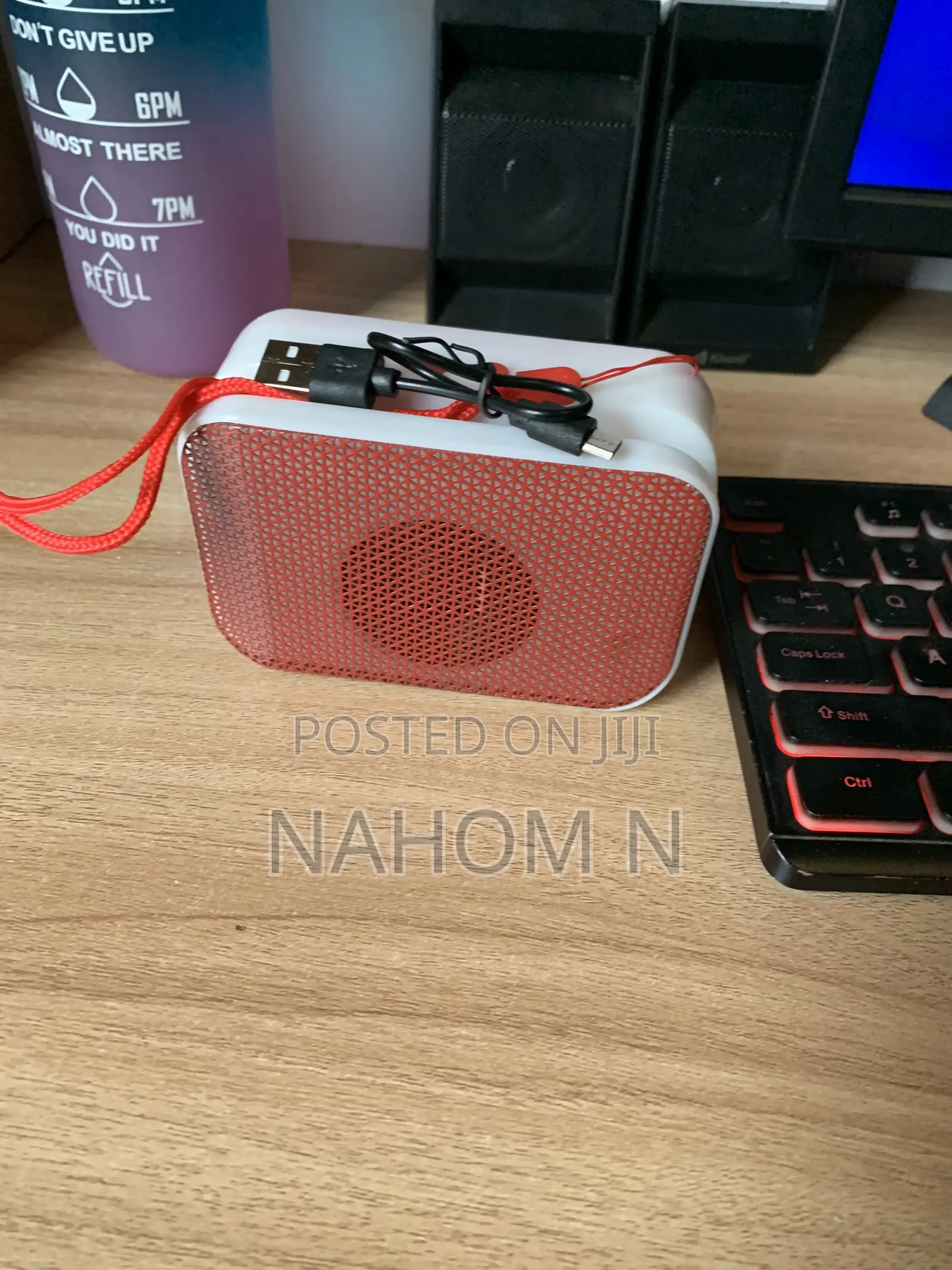 A011 Portable Bluetooth Speaker Featuring Colorful RGB Led Lights.