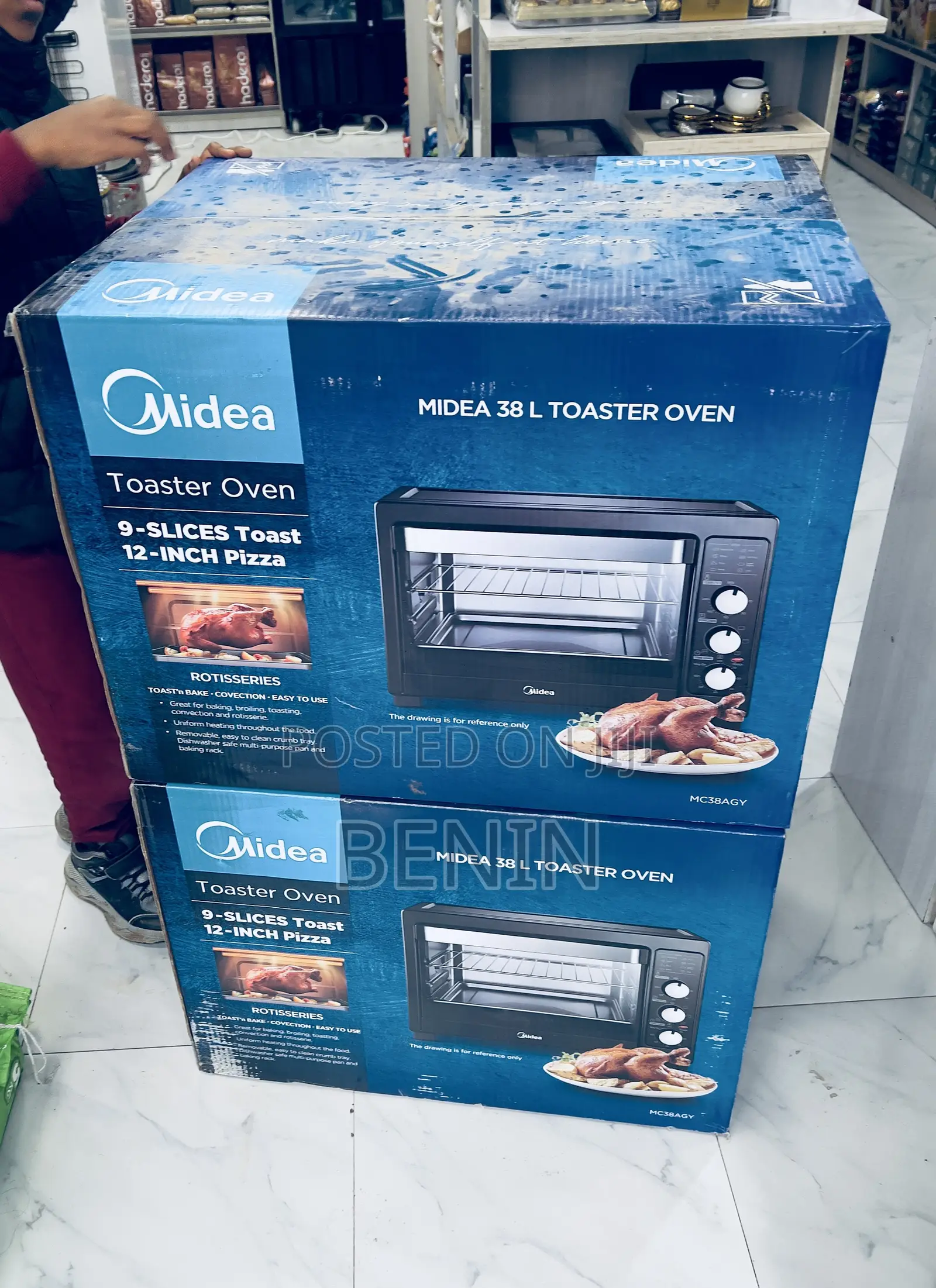 Midea Toaster Ovens 38.Liter Delivery