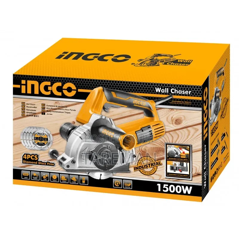 ,Ingco Wlc15008 Wall Chaser, A 1500w Electric Industrial Tool