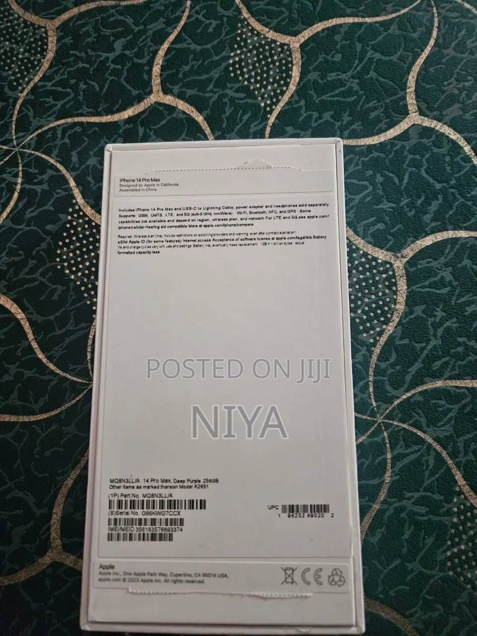 New Apple iPhone 14 Pro Max 256 GB Purple