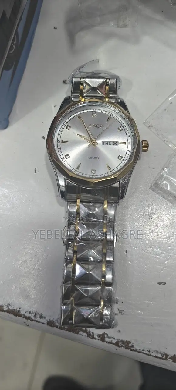 Quartz Laser Wrist Watch