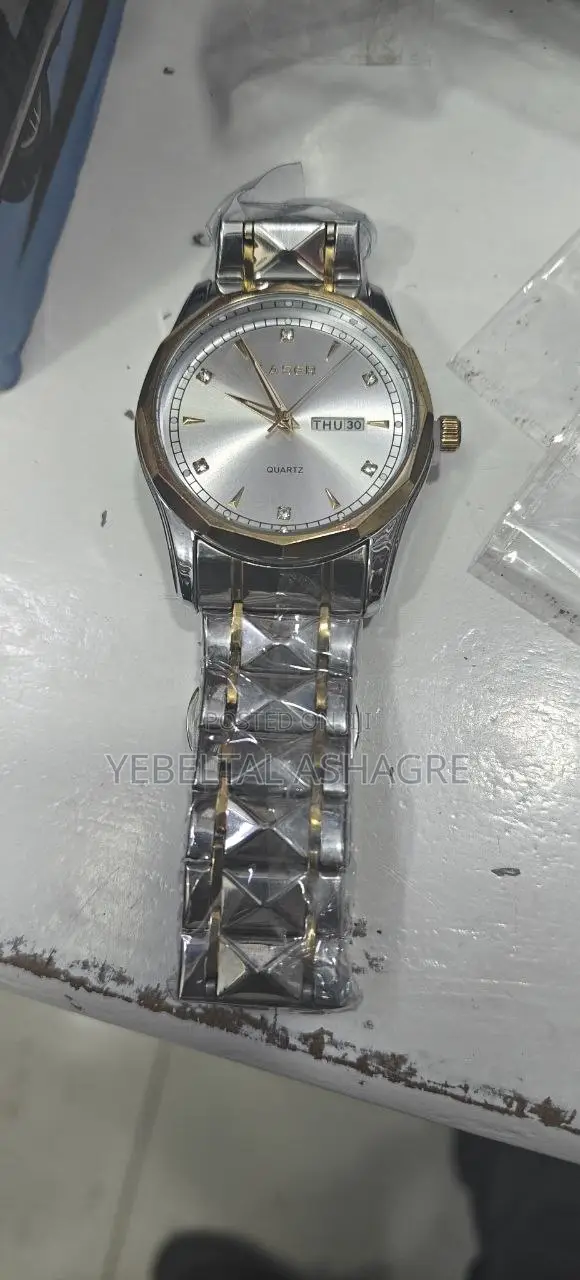 Quartz Laser Wrist Watch