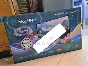 Moshn Tv 50" Smart Android Tv – Double Glass Design