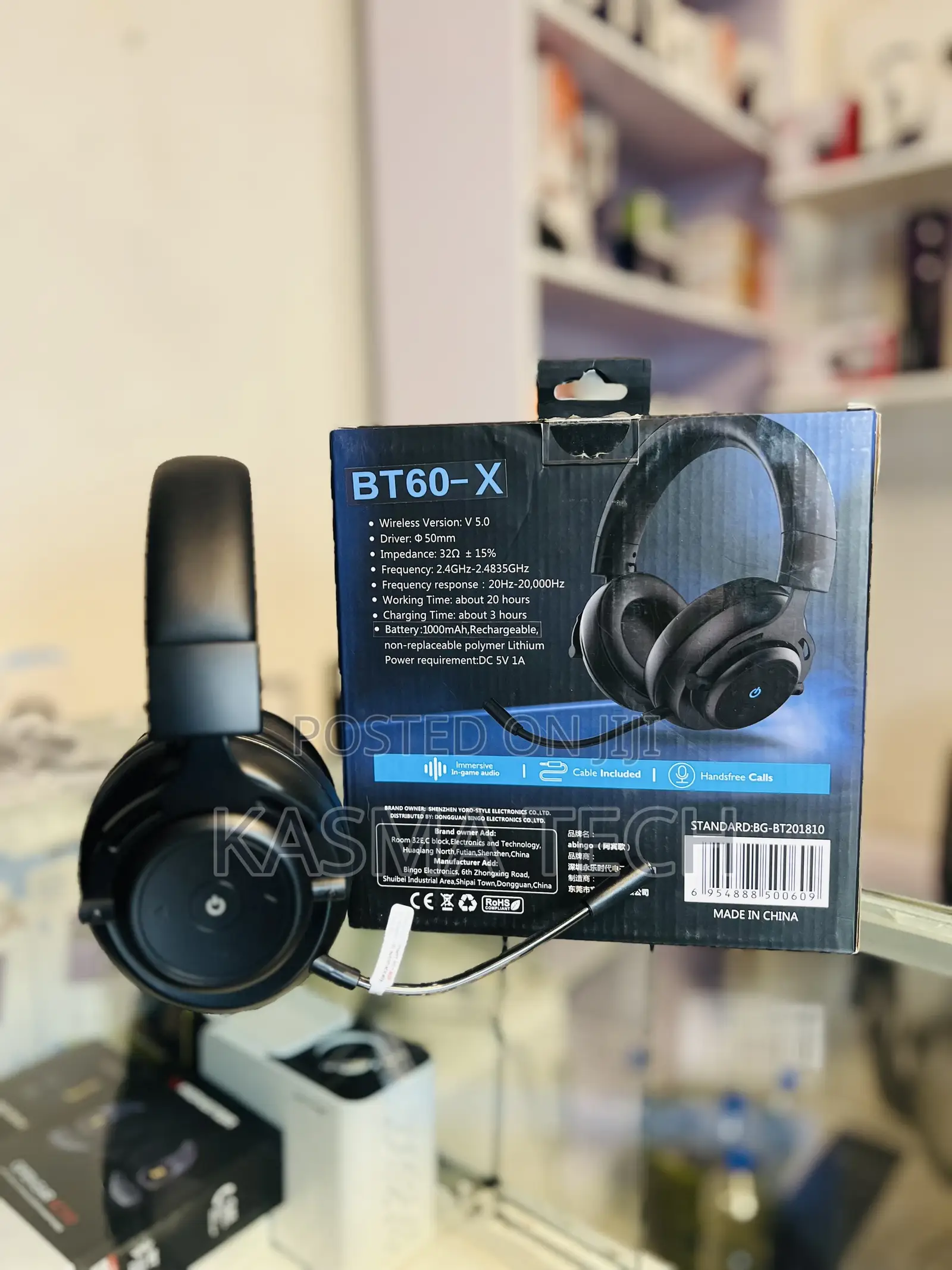 Abingo Bt60-X Wireless Gaming Headset