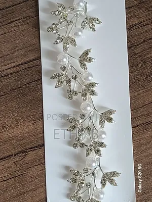 Silver Crystal Bridal Headband